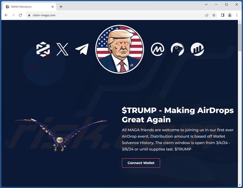 Estafa MAGA Airdrop