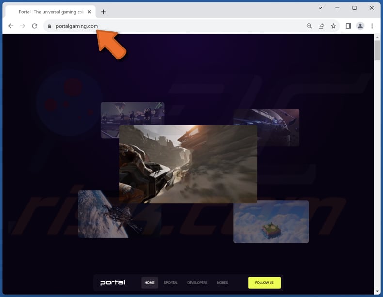 Check $PORTAL Eligibility estafa sitio web real (portalgaming.com)