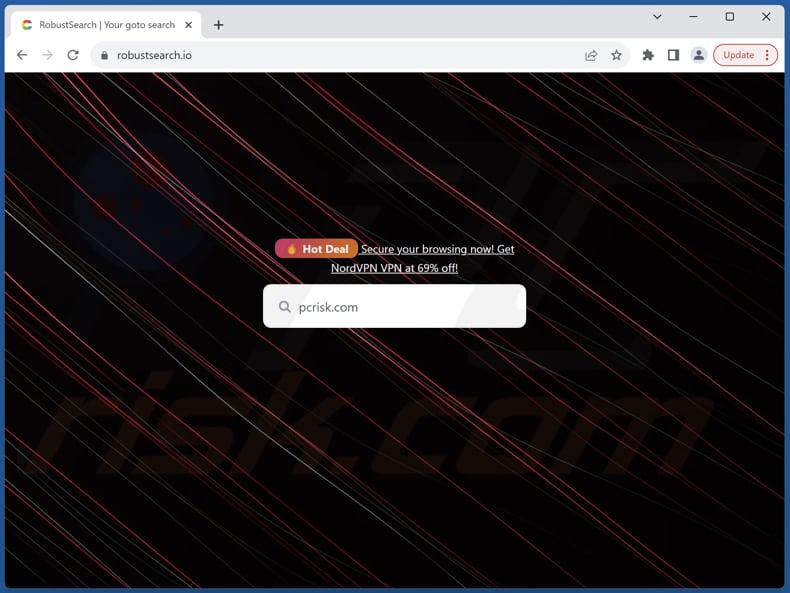 robustsearch.io secuestrador del navegador