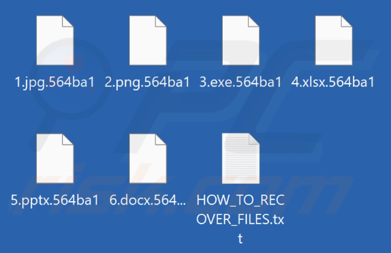 Archivos encriptados por el ransomware EMBARGO (extensión aleatoria)