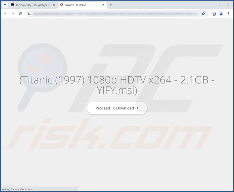 Sitio web utilizado para promocionar el secuestrador de navegadores FindClix