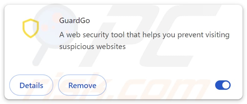 Secuestrador de navegador GuardGo