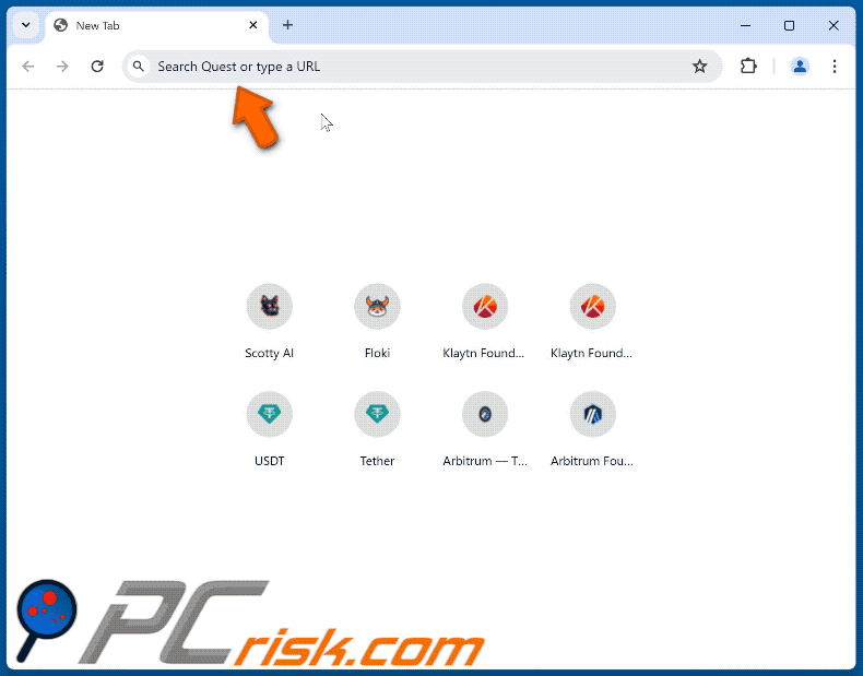 HotSearch secuestrador del navegador que redirige a boyu.com.tr (GIF)