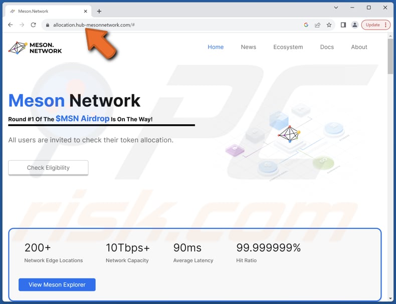 Meson ($MSN) Airdrop Claim estafa