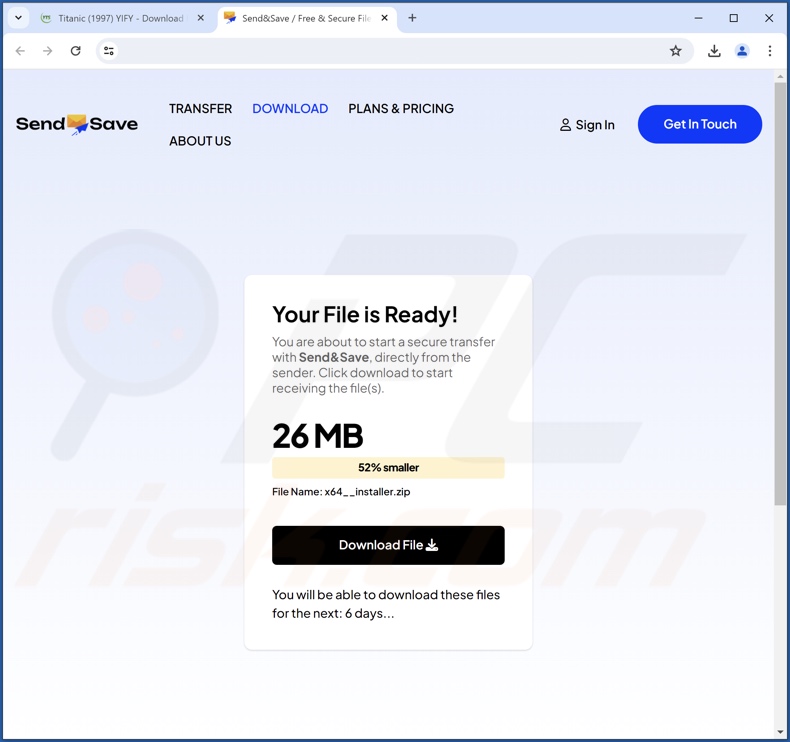 PubSurf aplicación no deseada promoción de la página web engañosa