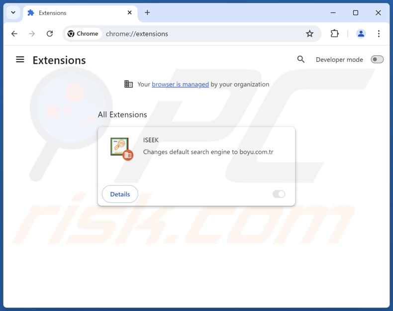Eliminación de las extensiones de Google Chrome relacionadas con findflarex.com