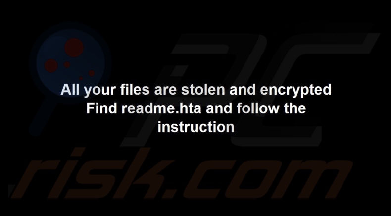 Fondo de escritorio del ransomware Sorcery