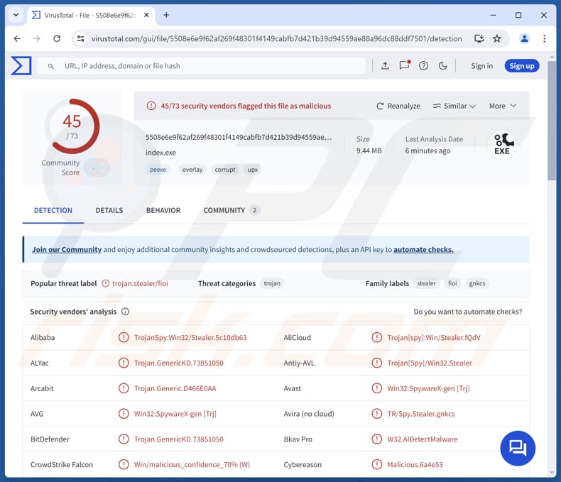 Ailurophile ladrón de información
