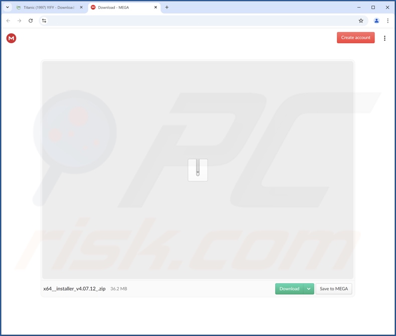 Sitio web engañoso utilizado para promocionar RairApp PUA
