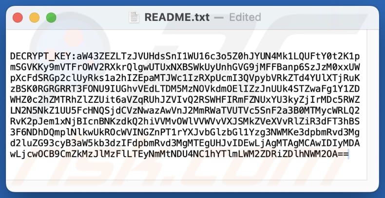 NotLockBit ransomware nota de rescate (README.TXT)