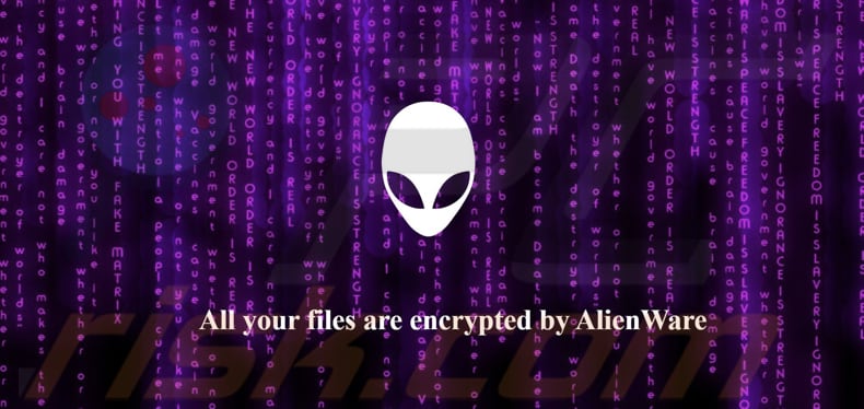 AlienWare ransomware papel pintado