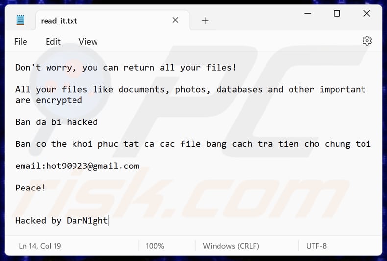 DarkN1ght ransomware archivo de texto (read_it.txt)