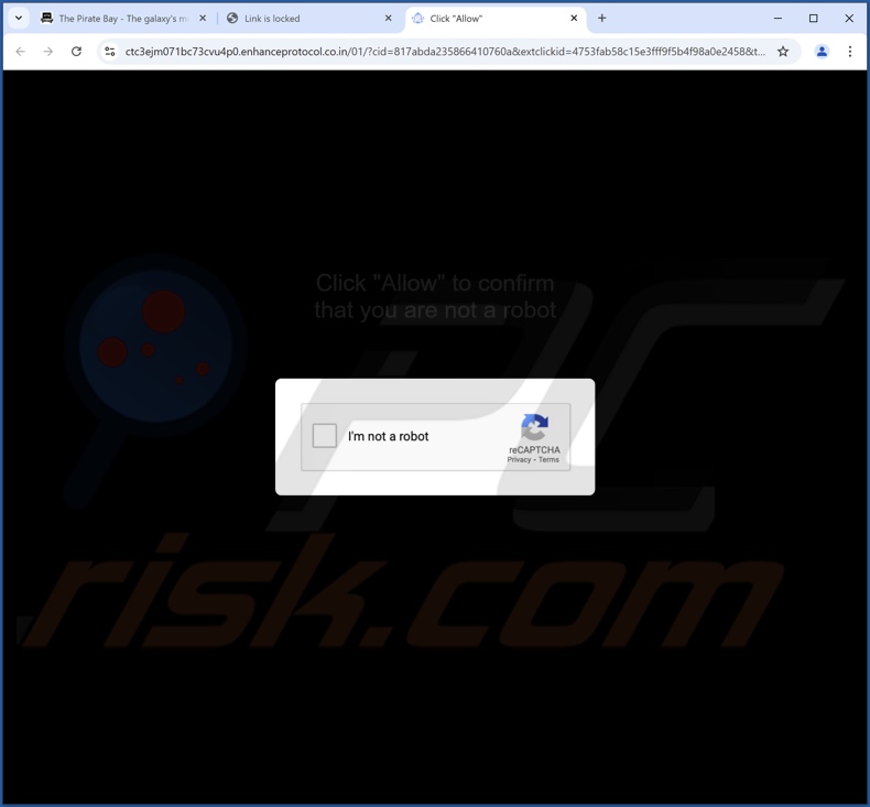 enhanceprotocol.co[.]in pop-up redirige