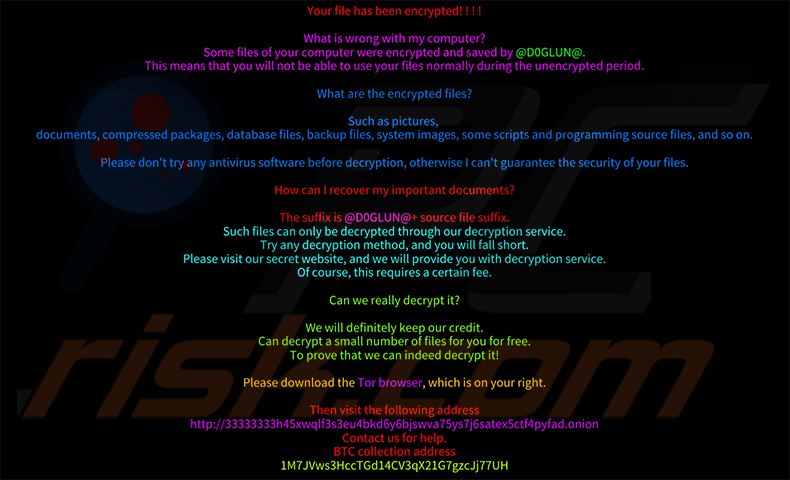 D0glun ransomware fondo de escritorio (2025-03-12)