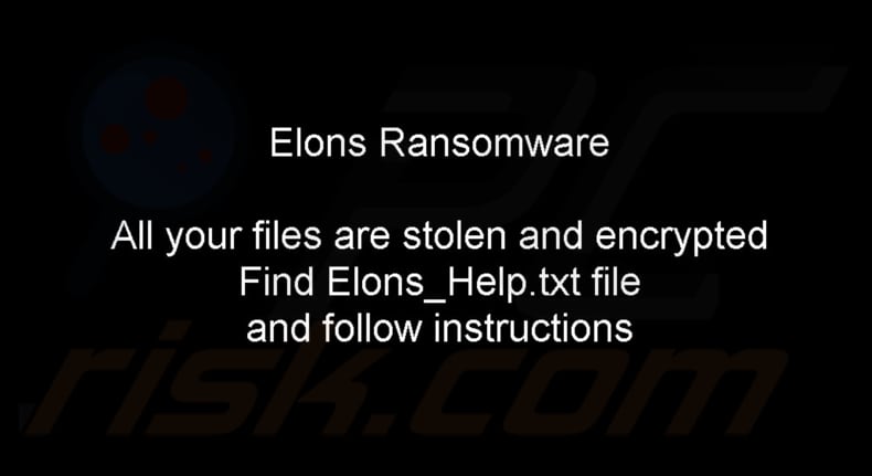 Elons ransomware papel pintado
