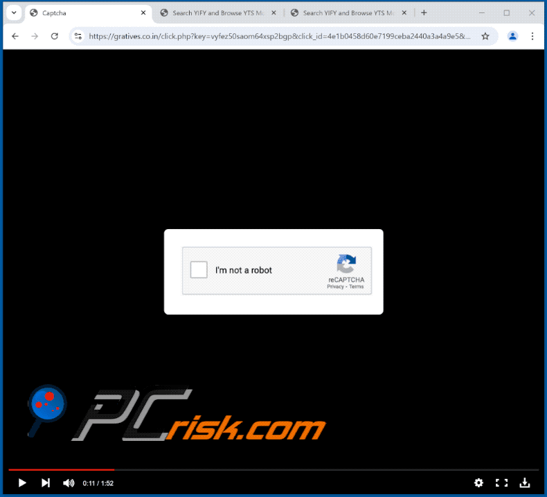 gratives.co[.]in apariencia del sitio web (GIF)