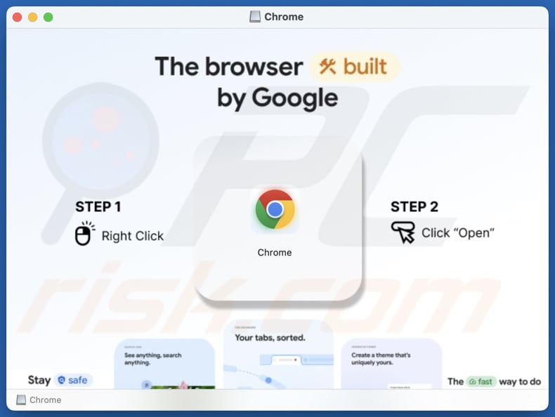 Odyssey stealer falso instalador de chrome utilizado para la inyección