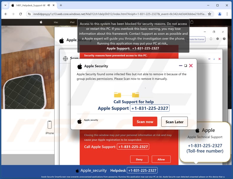 Apple Security Found Some Infected Files estafa