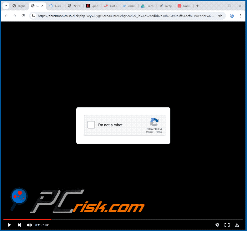 derenmon.co[.]in apariencia del sitio web (GIF)