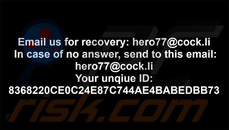 Hero ransomware papel pintado