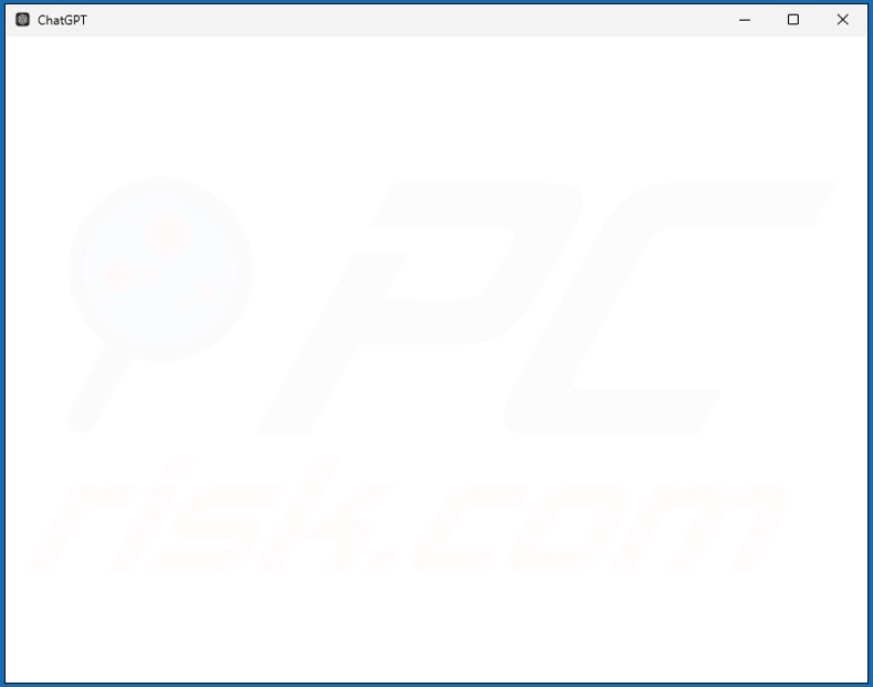 PipeMagic malware Interfaz falsa de la aplicación ChatGPT