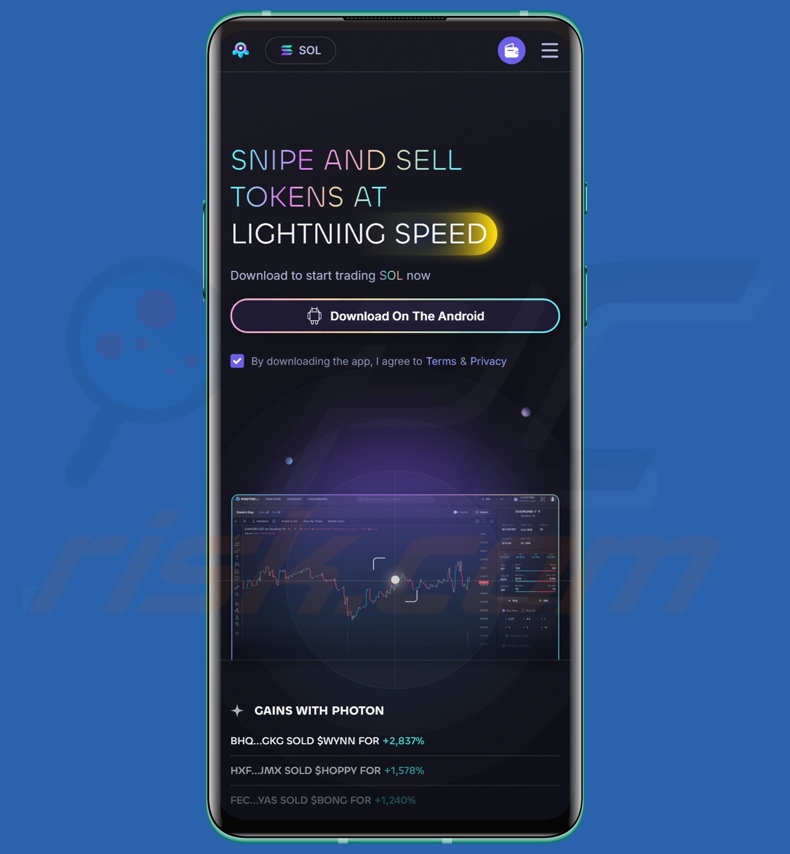 TsarBot sitio de distribución de troyanos bancarios