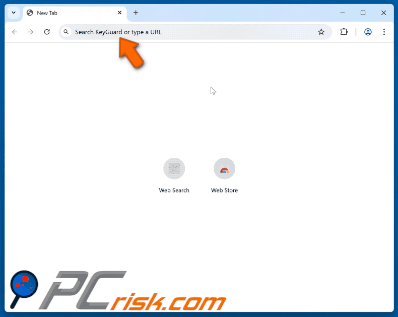 Keyguard-websecure.com redirige a bing.com a través de searchsrk.com