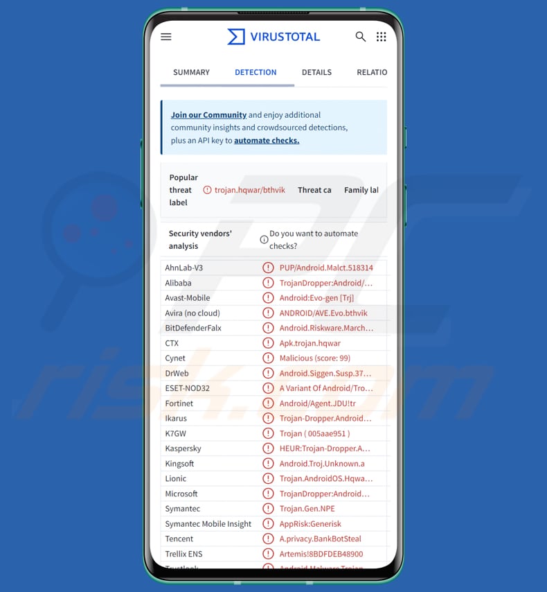 Malware para Android DoubleTrouble