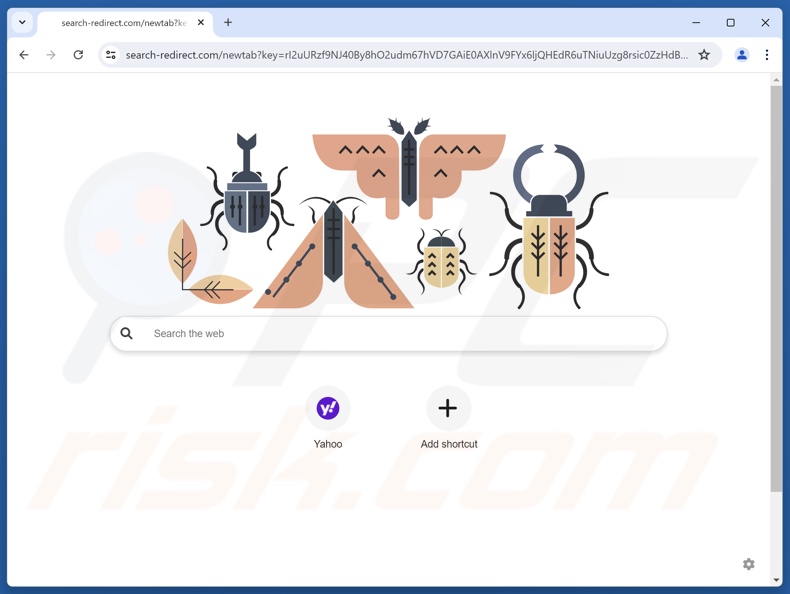 secuestrador de navegador search-redirect.com