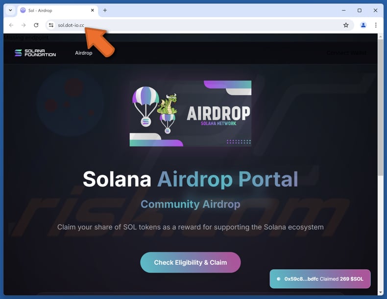 Estafa Solana Community Airdrop
