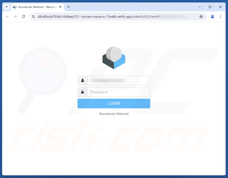 System Has Flagged Messages Due To Security Violations correo electrónico fraudulento que promocionaba un sitio web de phishing