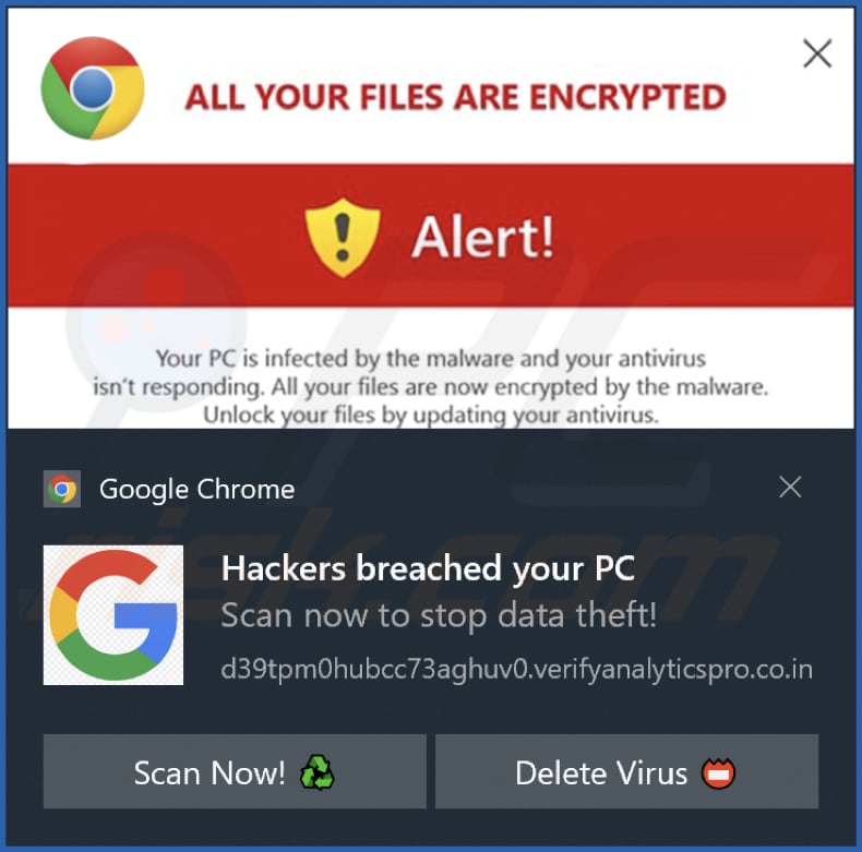 verifyanalyticspro.co[.]in notificación