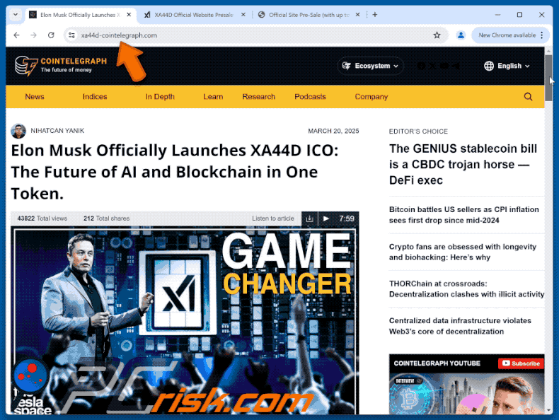 Apariencia del xAI Token Launch gif