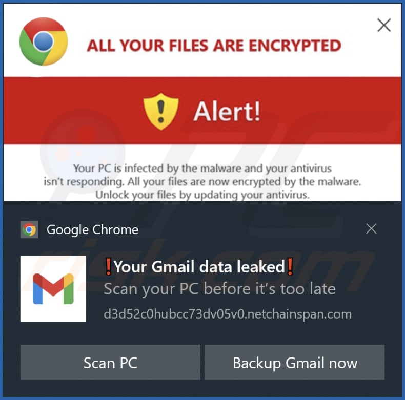 notificación de netchainspan[.]com