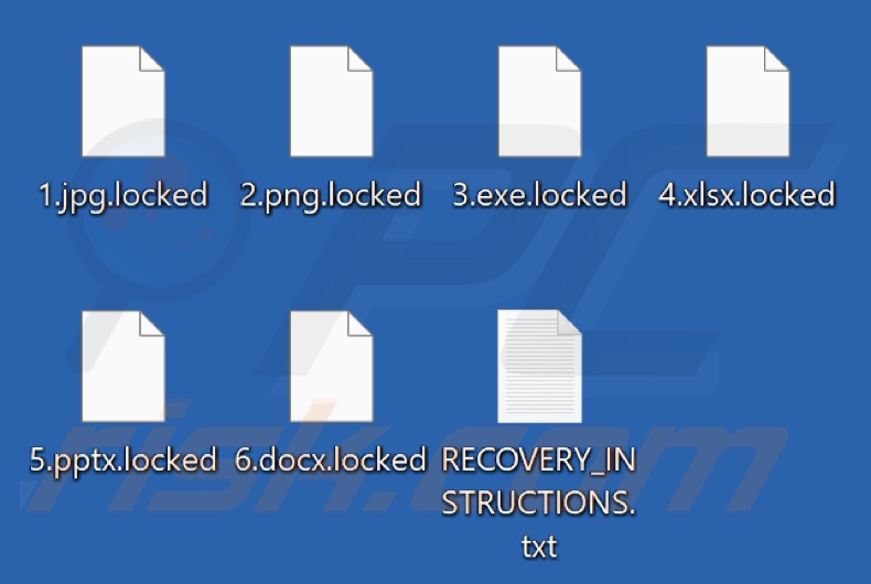 Archivos cifrados por el ransomware ChickenKiller (extensión .locked)