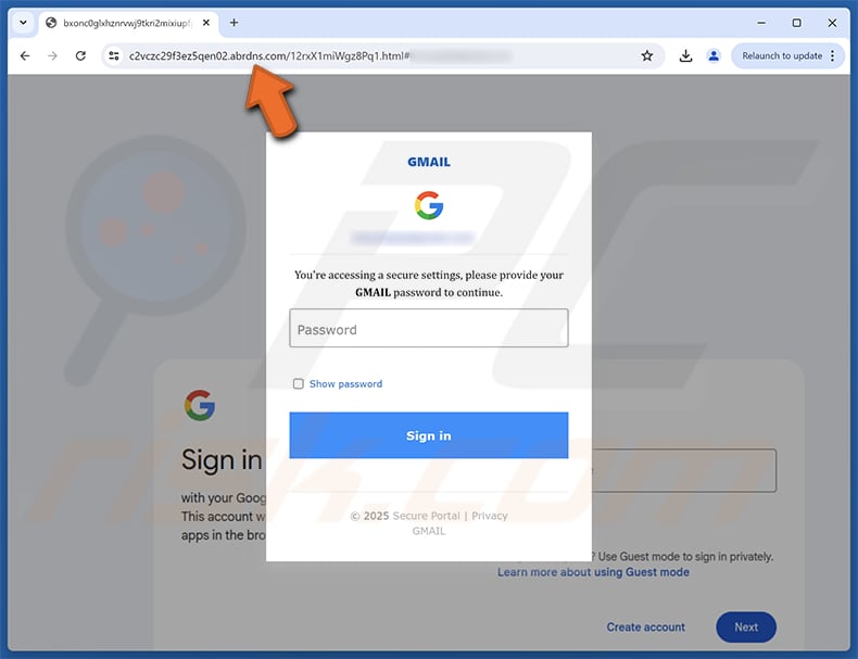 FedEx - Download Shipping Documents Sitio web fraudulento de phishing por correo electrónico