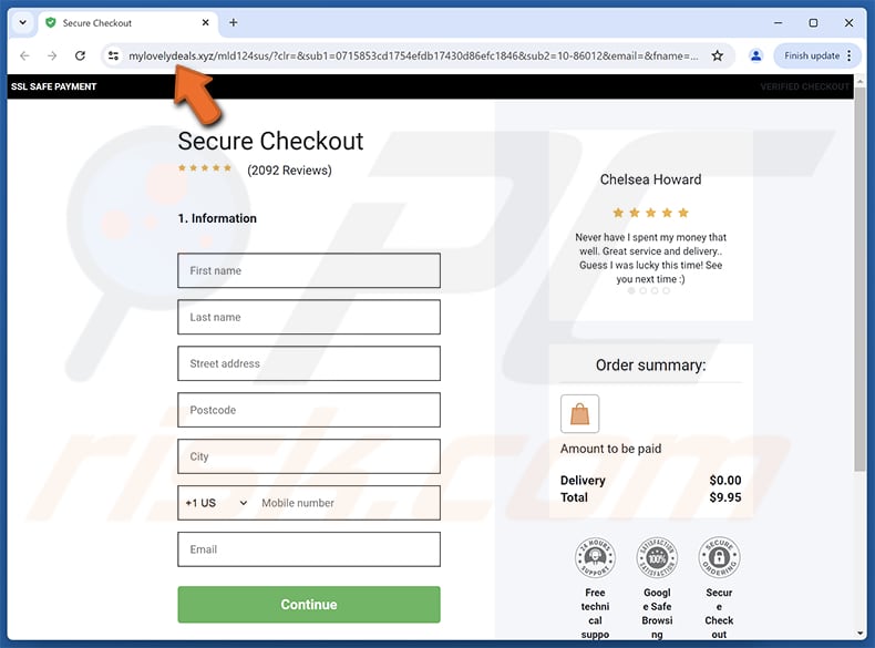 Spotify Membership Has Expired Página de phishing para estafas por correo electrónico