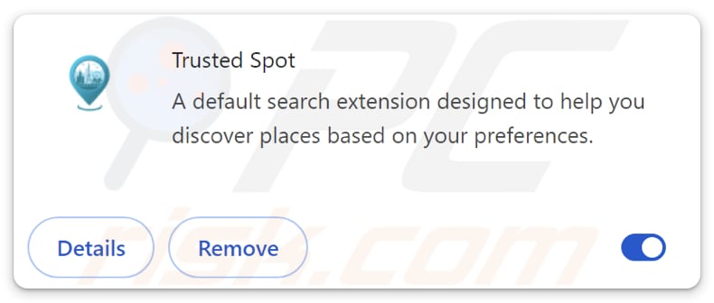 trustedspotsearch.com secuestrador del navegador
