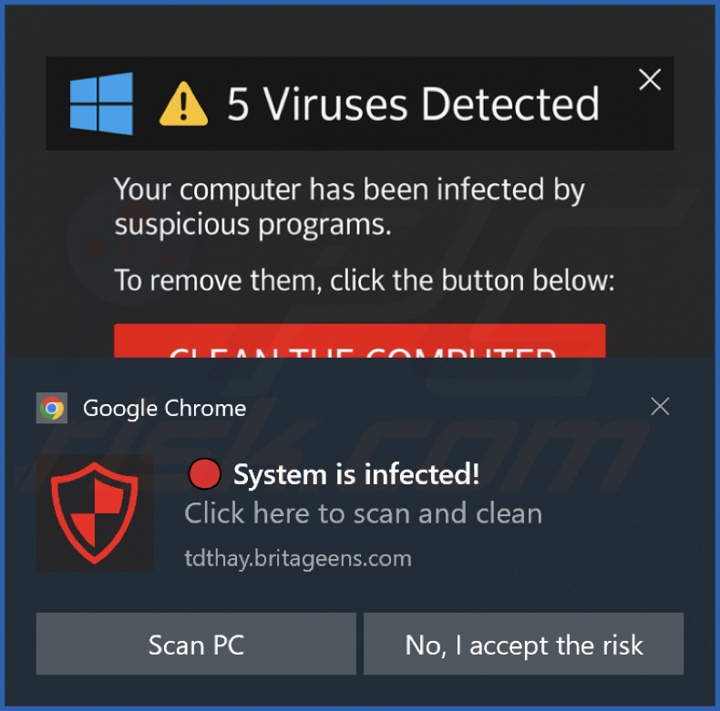 Anuncio publicado por la página web britageens[.]com