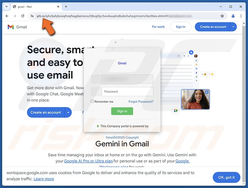 Download Your Invoice Estafa por correo electrónico, sitio web falso