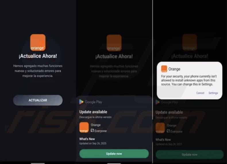 DroidLock malware aplicación de carga
