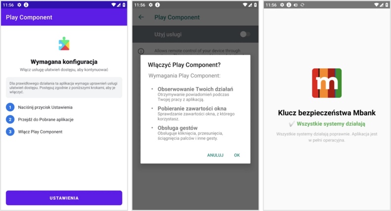 Trojan FvncBot Pasos del servicio de accesibilidad