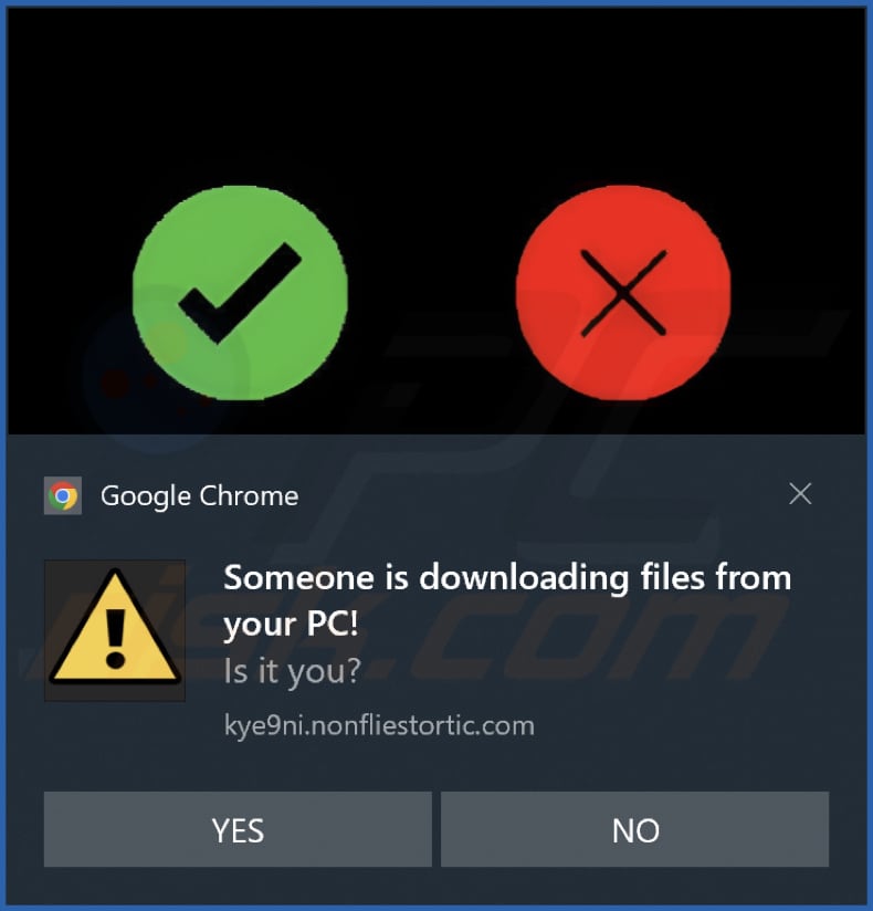 Notificación de nonfliestortic[.]com