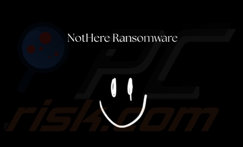 NotHere ransomware papel pintado