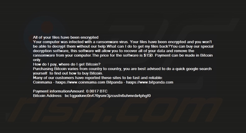 Pryct ransomware papel pintado