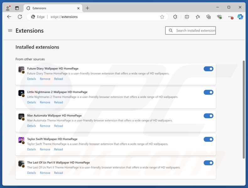 ShadyPanda instalado en Edge