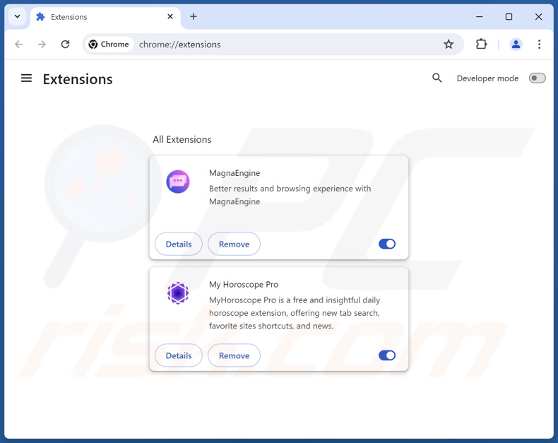 Eliminando extensiones de Google Chrome relacionadas con find-it.pro