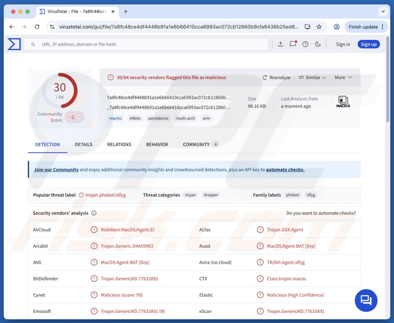 Phexia ladrón de información