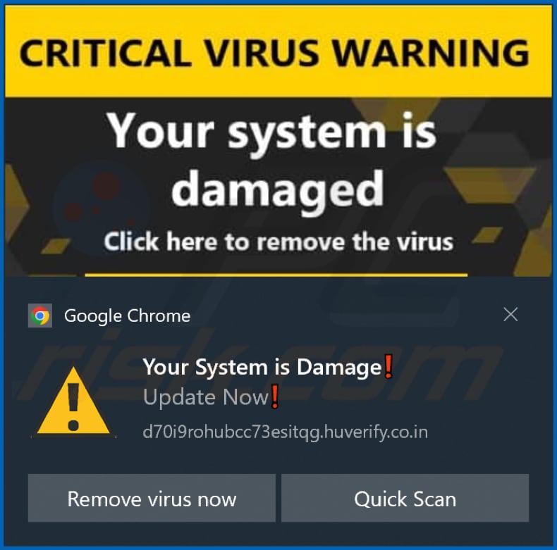 huverify.co[.]in notificación