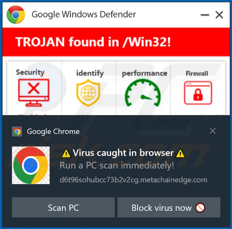 metachainedge[.]com notificación